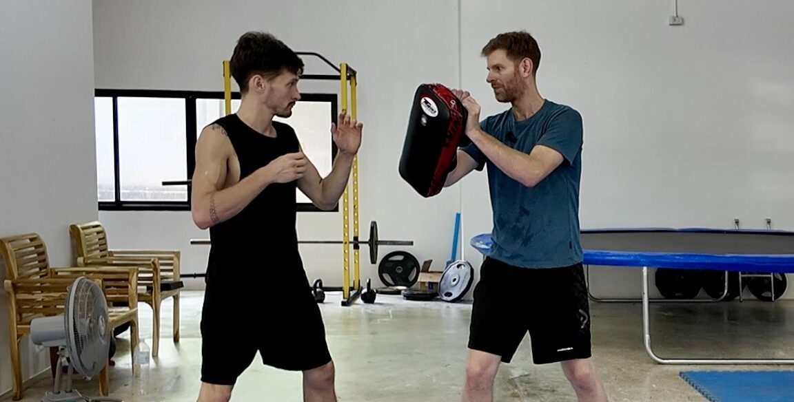 Pad work during training